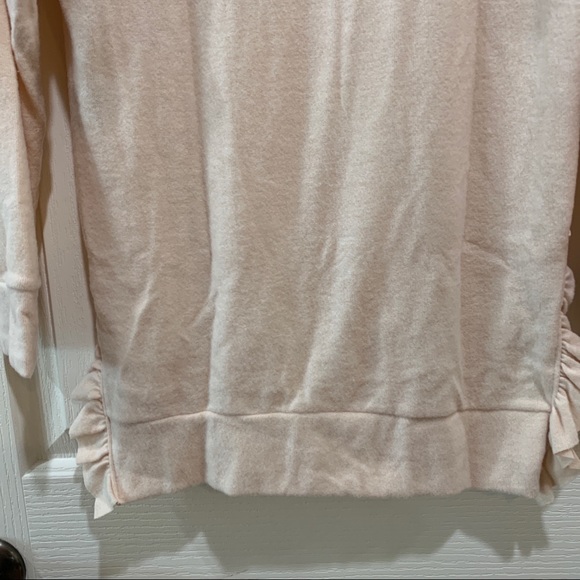New Anthropologie Fleece Brushed Hoodie Sweatshirt - Picture 6 of 8